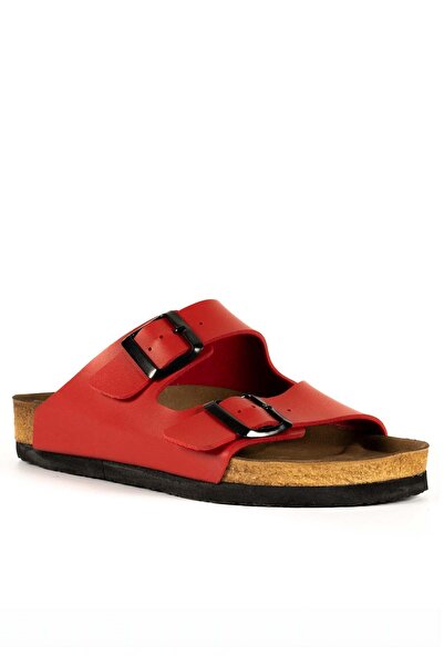 Slazenger Lens Kadın Terlik Ayakkabı Sa10sk012-600kırmızı