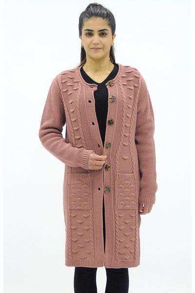 Tuğra Buttoned Pocket Knitwear Cardigan