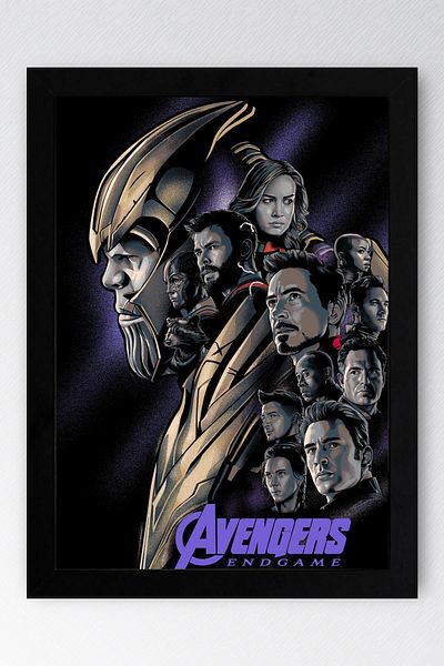 Saturn Pictură înrămate Avengers - Pictură poster Marvel Avengers