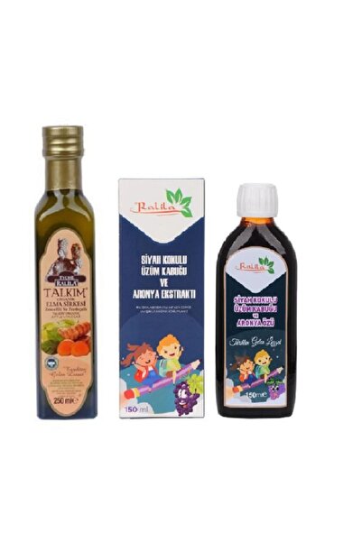 RALİLA Organik Talkım Zencefilli Ve Zerdeçallı Sirke Ve Quercetin Ilaveli Res...