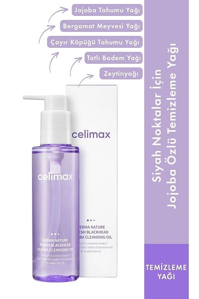 Celimax 150 ml Fresh Blackhead Jojoba Cleansing Oil - Blackhead and Makeup Cleansing Oil