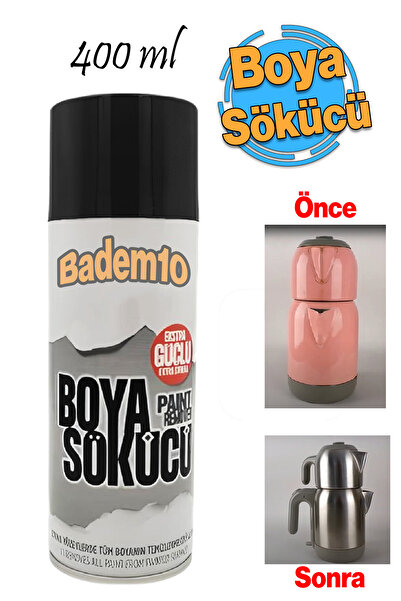 Badem10 (BOYA SÖKÜCÜ ÇIKARTICI) Extra Güçlü Cila Kaldırıcı Sprey 400 ml Tahta...