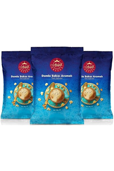 Anisah Coffee Damla Sakızlı %100 Arabica Türk Kahvesi 3'lü Paket
