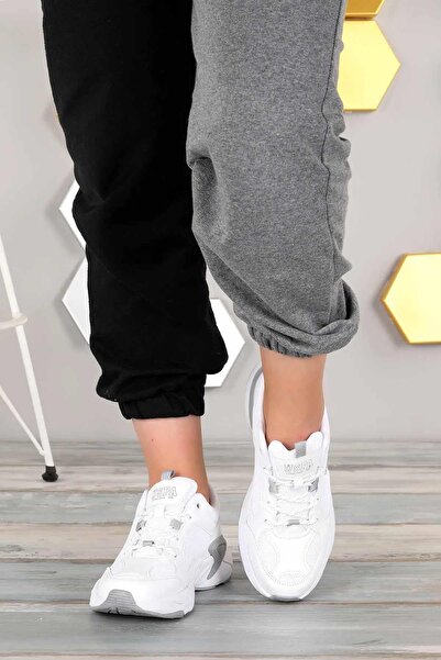 U.S. Polo Assn. Women's Casual Sports Shoes - Us Polo Maybe B-5 White Walking Choxarı