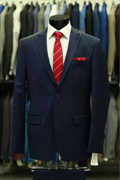 MASSARO Men's Classic Cut 4 Drop Wool Suit