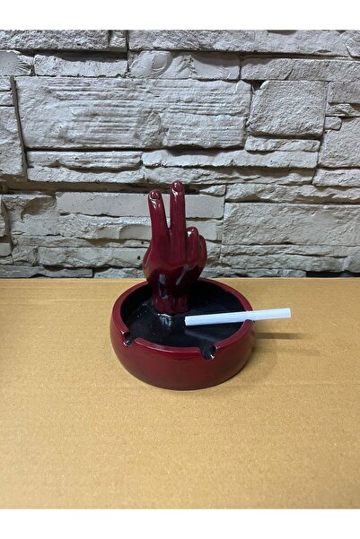Serem Hediyelik Küllük Zafer İşareti 12 cm x 12 cm
