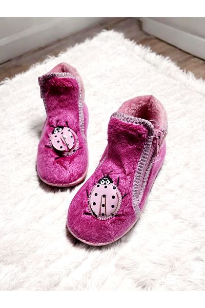 GEZER Children's Winter Zippered Nursery, Kindergarten, Home Shoes