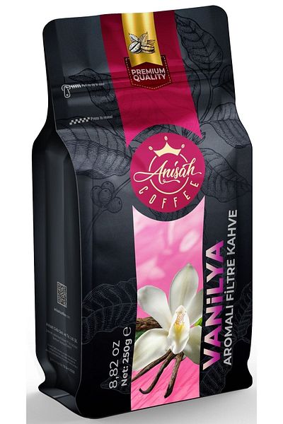 Anisah Coffee Vanilla Flavored Filter Coffee 250 Grams