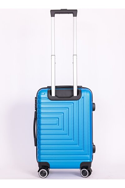 Mnuk Pilgrimage Set of 3 Traveling Luggage | Hardside Trolley | 20/24/28 Blue