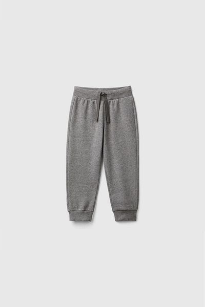 United Colors of Benetton Φούτερ για αγόρια Anthracite Melange με λογότυπο με κεντημένη ελαστική μέση