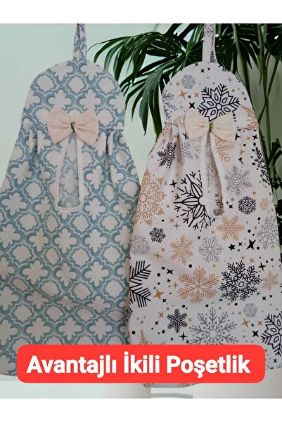 ayşe bülbül kartekstil Poşetlik🛍️ Düzenleyici🪴 Avantajli Ikili Set🎀
