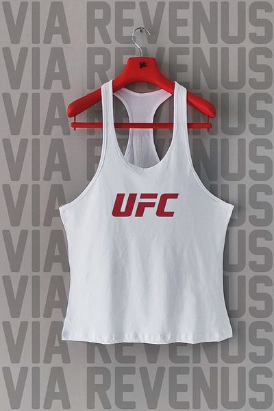 Vordevia Ufc Front and Back Printed Tank Top Sports Singlet
