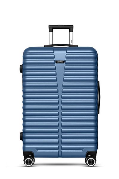 Mnuk Destiny Set of 3 Luggage | Hardside Trolley | 20/24/28 Blue