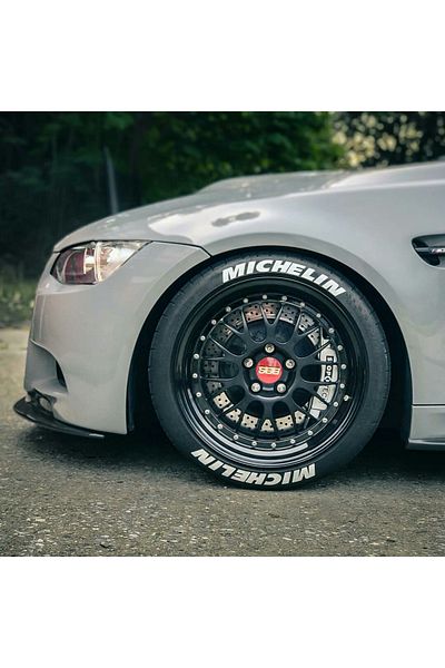 bombtire Michelin Tire Lettering Auto/motor Sticker Arma New Model Embossed Lettering 2.5 Cm 4 Pieces