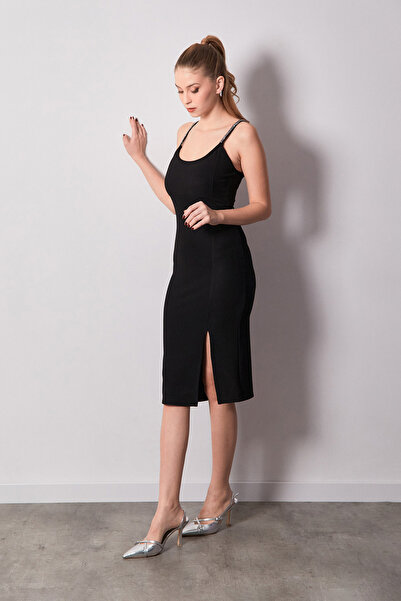 Fulla Moda Φόρεμα με λεπτομέρεια από κορδόνι