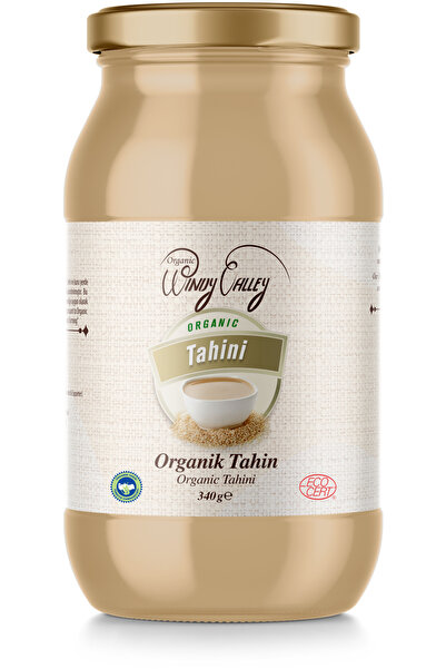 Organic Windy Valley Organik Tahin (300 GR) Yerli Susam, Gluten Içermez, Ilave Yağ Içermez