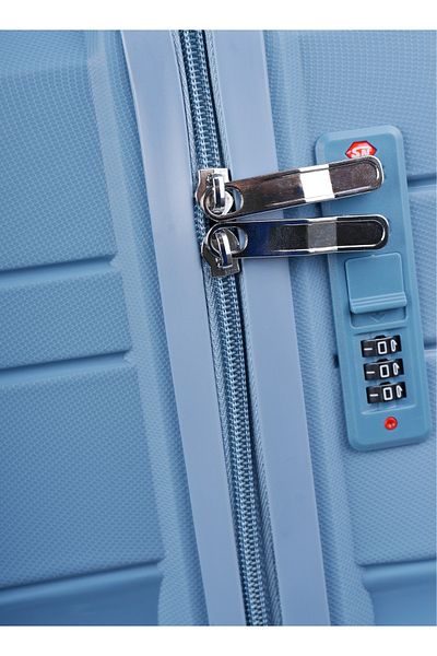 Mnuk Viajero Check-in Luggage | Hardside Trolley | 28 Blue