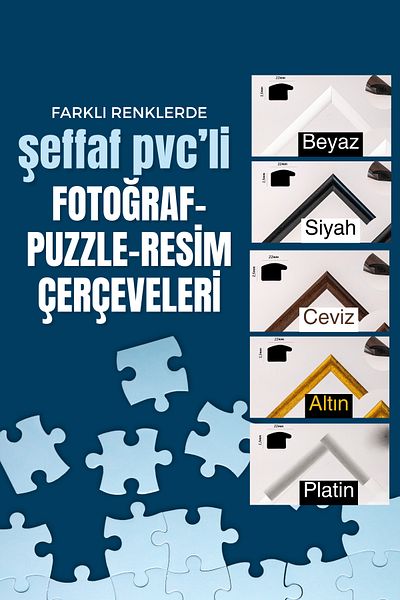 CreaWitch 30X40Cm Clear Pvc - Photo Puzzle Jersey Without Glass, Document Frame Horizontal Vertical Hangable