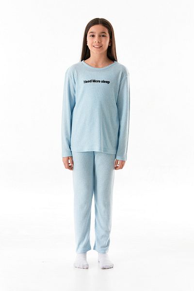 Fulla Moda Need More Slep Printed Girl's Pajama Set
