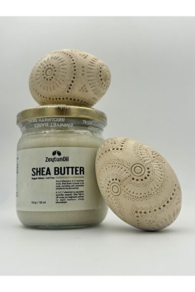 ZeytunOil Shea Butter Afrika Gana Soğuk Sıkım Doğal Shea Yağı 150 gr (KARİTE ...