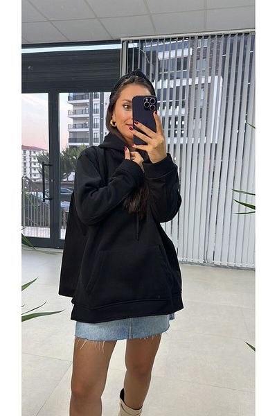 caddstore Dr Design Hooded Black Sweat