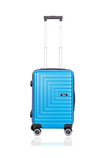 Mnuk Pilgrimage Set of 2 Traveling Luggage | Hardside Trolley Bag | 20/28 Blue