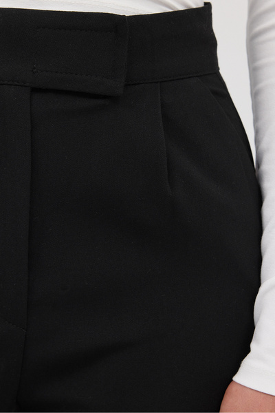 Addax Pn13708-Dk11 Model Wide Leg Velcro Closure Pants