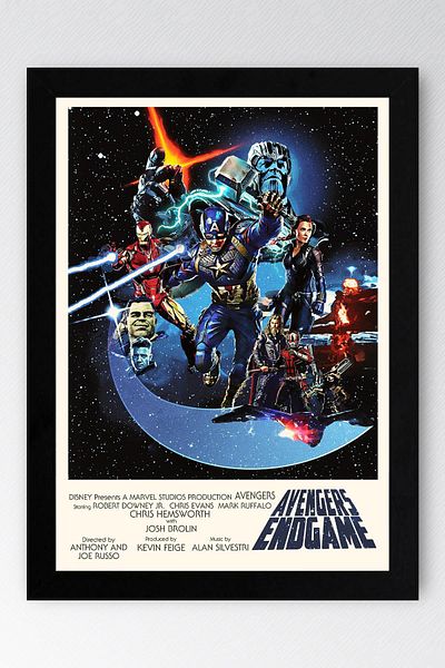 Saturn Pictură înrămate Avengers - Pictură poster Marvel Avengers