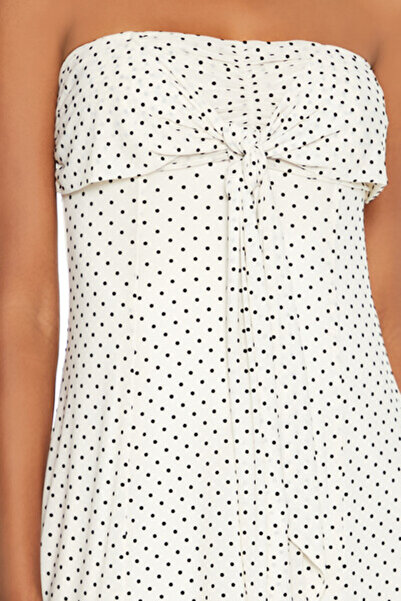 Forever 21 Puantiye Desenli Elbise