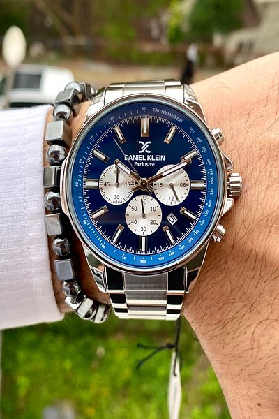 Daniel Klein New Season Men's Wristwatch - Stainless Steel Band, 3 ATM Waterproof, Bracelet Gift