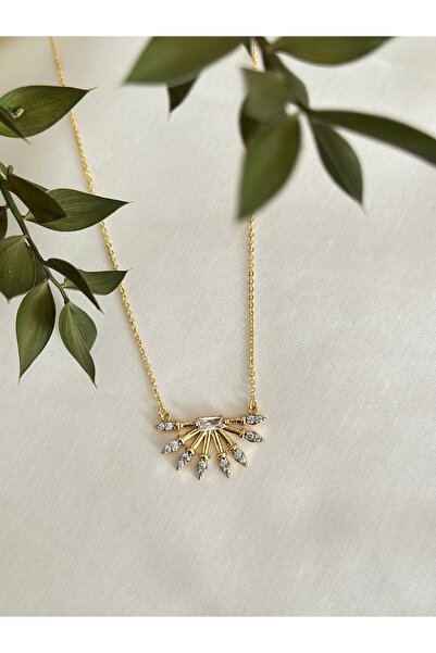 mibrillo Brand Equivalent Zircon Stone Necklace