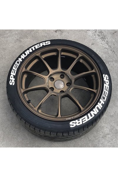 komauto Speedhunters Motorcycle and Automobile Vehicle Auto Motor Tire Lettering 2.5 cm (Made in Usa) Bombtire ®