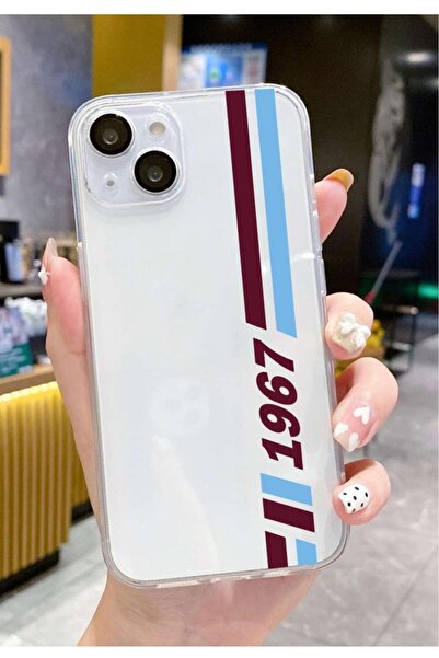 3GEN CASE İphone 15 Uyumlu Renkli Desenli Şeffaf Silikon Kılıf