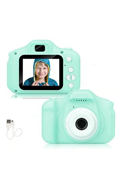 qasul Çocuk Fotoğraf Makinesi Mavi Cmr9 Çocuklar Için Mini Hd 1080p Dijital F...