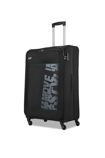 Skybags Rhumba Carry-On Luggage, Polyester Soft Sided, 20" Black