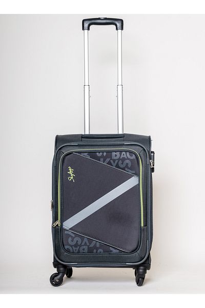 Skybags Set of 3 Luggage, Polyester Soft Sided, 20/24/28, Grey