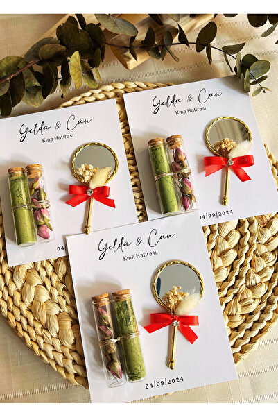 Mapel 10 adet 3'lü Set Nikah Şekeri, Doğum, Sünnet, Düğün Nişan Söz, Kına, He...