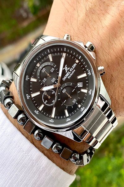 Daniel Klein Steel Cord Premium Men's Wrist Watch