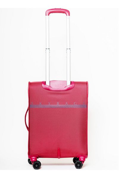 Skybags Airway Pro Expandable Luggage, TSA Lock, 20 Inch, Red