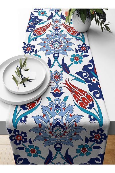 Bertille Home Seria Ramadan 140x40 cm Runner imprimat digital (din Rama)