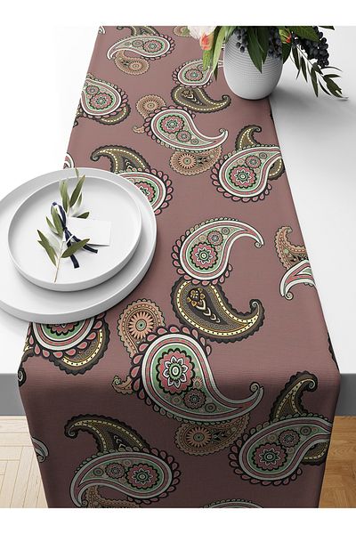 Bertille Home Ramadan Series 140x40 Cm Digital Printed Runner (Ramadan)