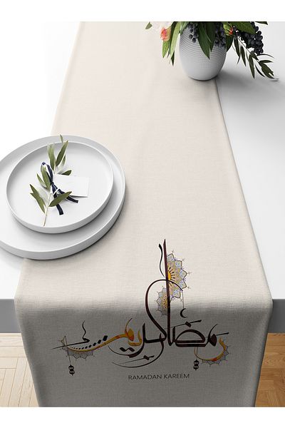 Bertille Home Ramadan Series 140x40 Cm Digital Printed Runner (Ramadan)