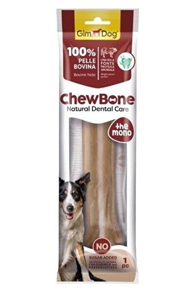 Gimdog Chew Bones Press Köpek Çiğneme Kemiği 10'' 210 gr 1'li Naturel