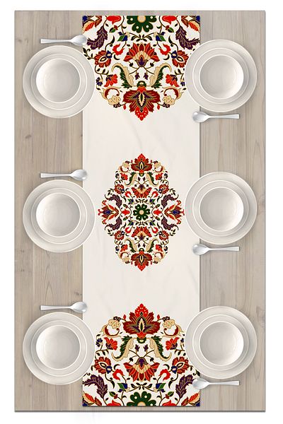 Bertille Home Ramadan Series 140x40 Cm Digital Printed Runner (Ramadan)