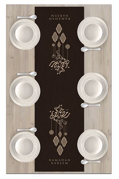 Bertille Home Серия Ramadan 140x40 см Дигитален печатен бегач (Рамадан)