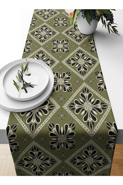 Bertille Home Ramadan Series 140x40 Cm Digital Printed Runner (Ramadan)