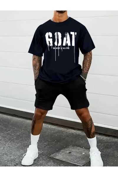 caddekombin تي شيرت على شكل بقرة مطبوع بأرجل قصيرة وفضفاضة وقصة مريحة باللون ...