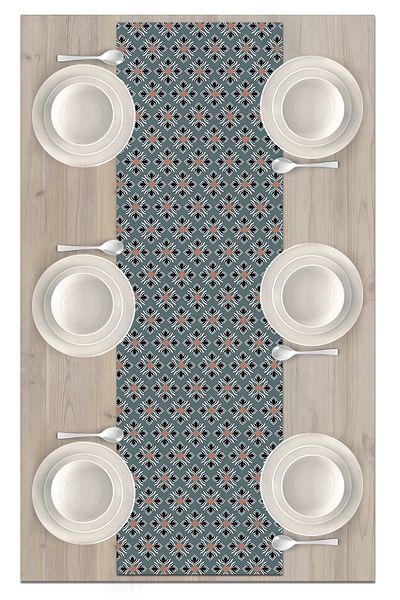 Bertille Home Seria Ramadan 140x40 cm Runner imprimat digital (din Rama)