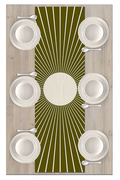 Bertille Home Ramadan Series 140x40 Cm Digital Printed Runner (Ramadan)