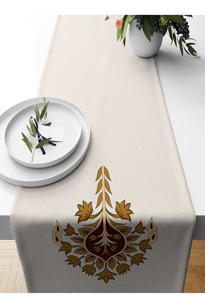 Bertille Home Ramadan Series 140x40 Cm Digital Printed Runner (Ramadan)